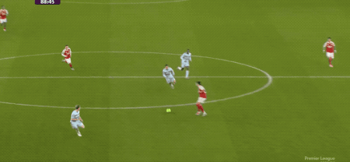 英超：阿森納(nà)2-0佈(bù)伦特福德5分(fēn)领跑 梅裡(lǐ)诺传射 薩(sà)卡补刀 赖斯(sī)伤退